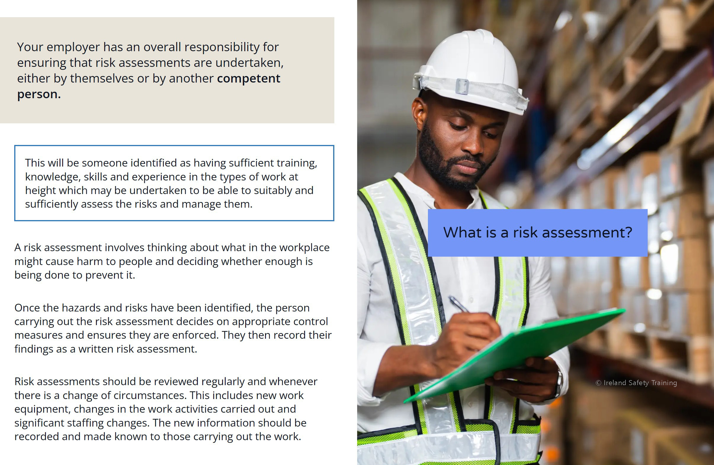 Refresher Training Construction Height - Working at Heights Training Ireland
