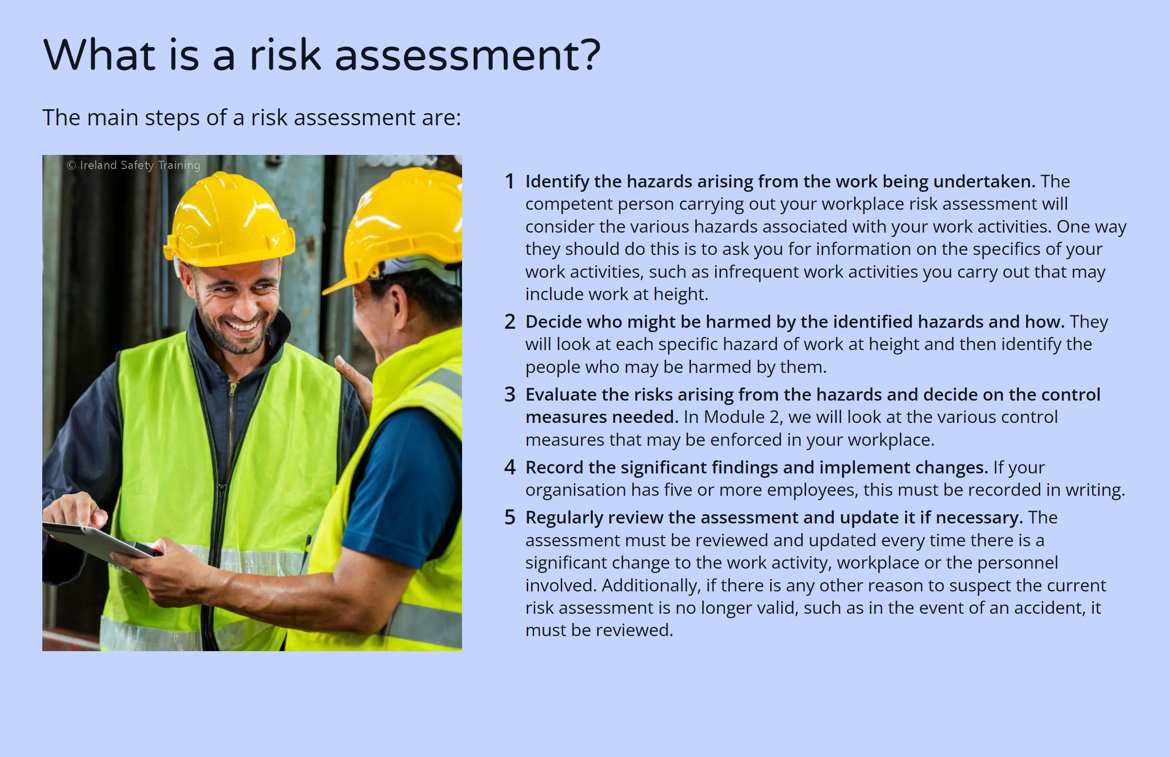 MEWPs (Mobile Elevated Work Platforms) Safety Dungarvan | - Working at Heights Training Ireland