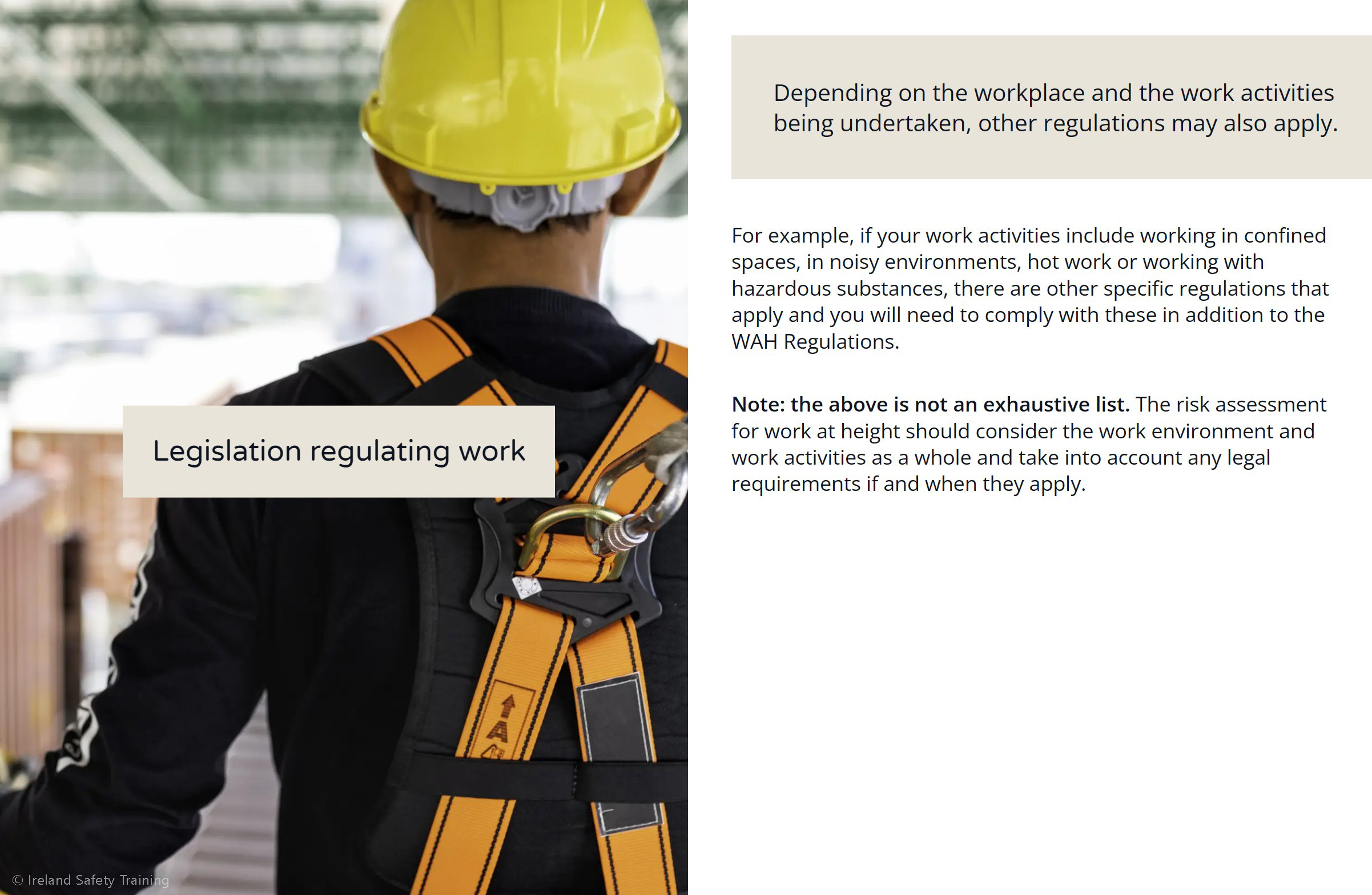 Construction Height Training Dundalk - Working at Heights Training Ireland