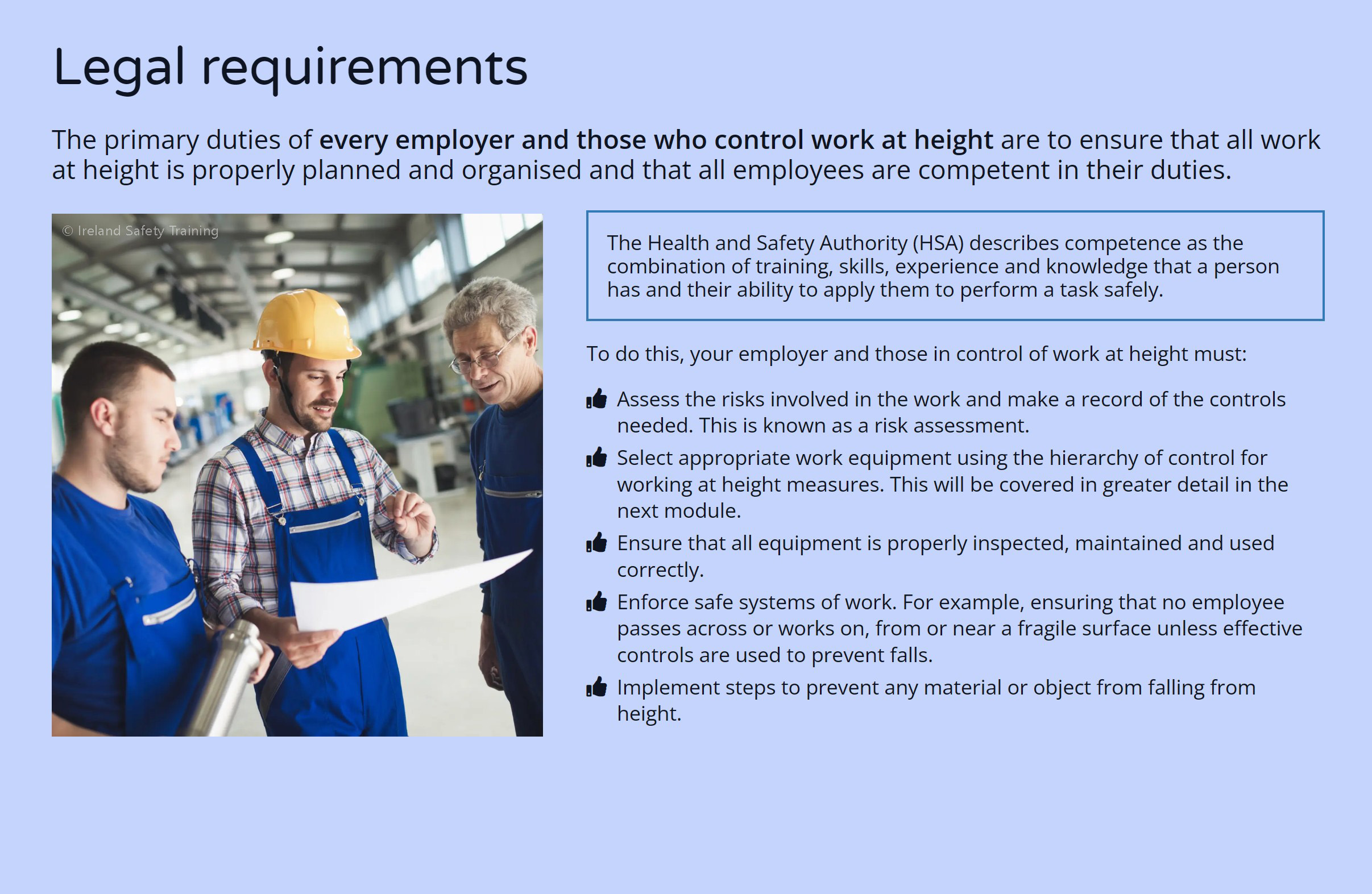 MEWPs (Mobile Elevated Work Platforms) Safety Maynooth | - Working at Heights Training Ireland